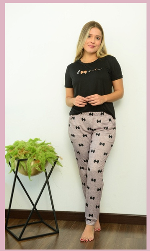 Pijama pantalón y camisa LOVE LUXURY2295