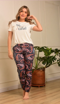 Pijama pantalón mándala y camisa BE YOU LUXURY2244