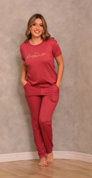 Pijama pantalón y camisa I'M DREAMER  Luxury2187