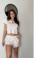 Pijama short y camisa Luxury139