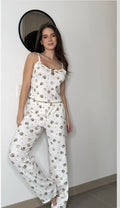 Pijama pantalón y blusa tiras RIB Luxury5313