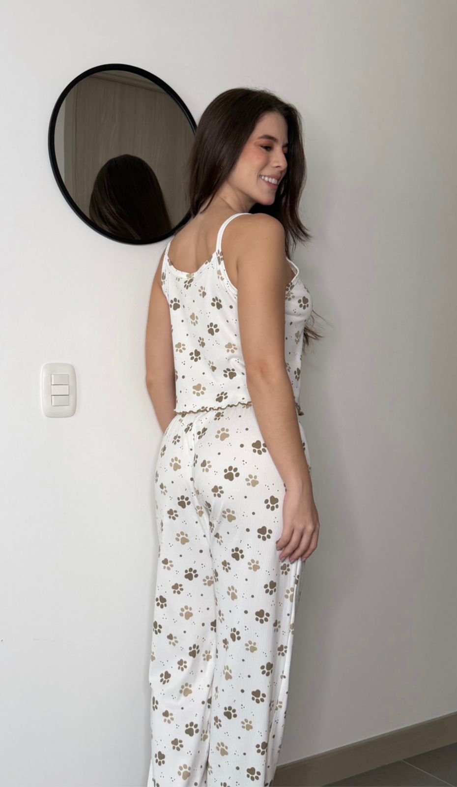 Pijama pantalón y blusa tiras RIB Luxury5313
