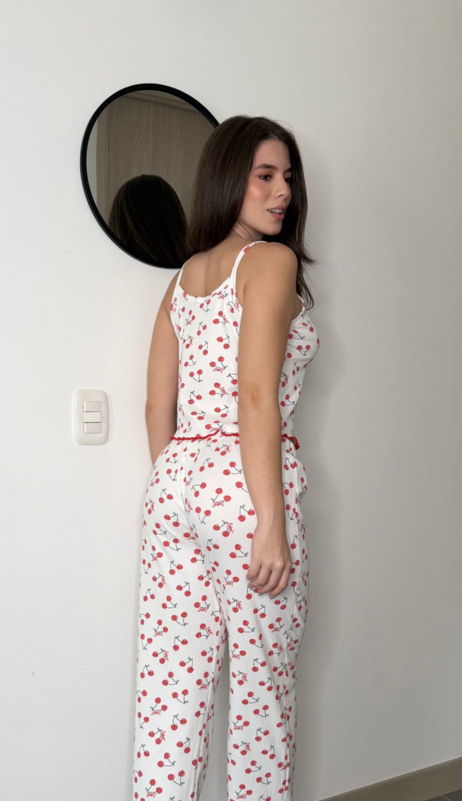 Pijama pantalón y blusa tiras RIB Luxury5313