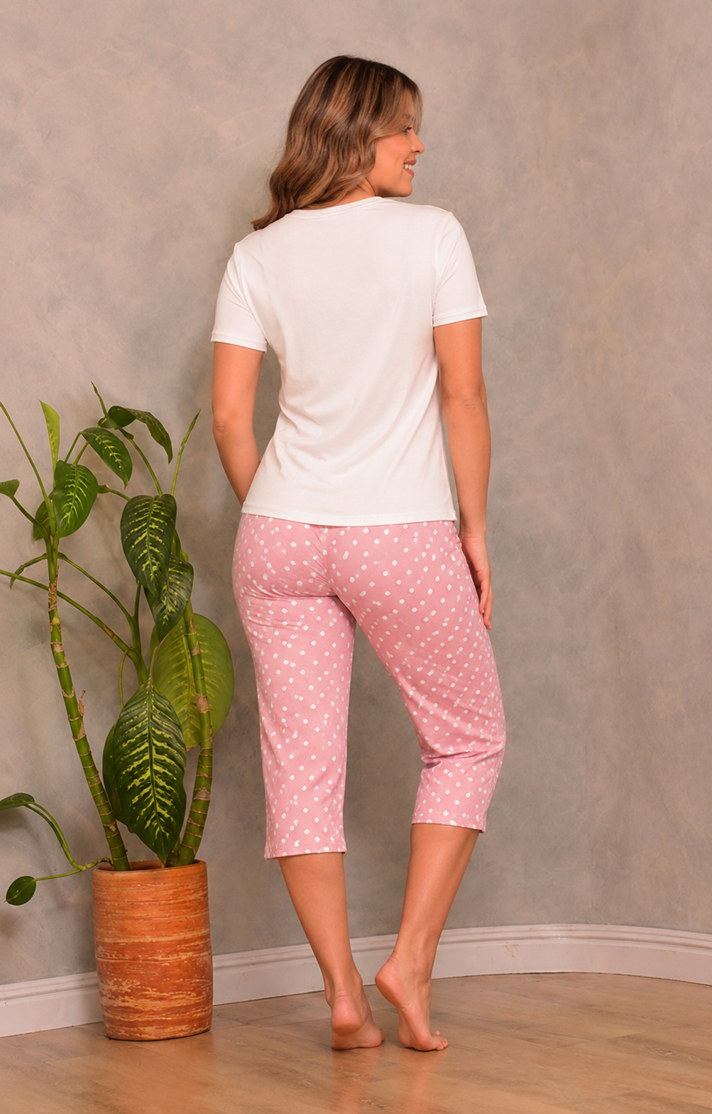 Pijama capri puntos y camisa EVERY DAYLuxury2310
